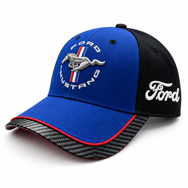 FORD MUSTANG TRIBAR LOGO CAP NAVY/BLACK