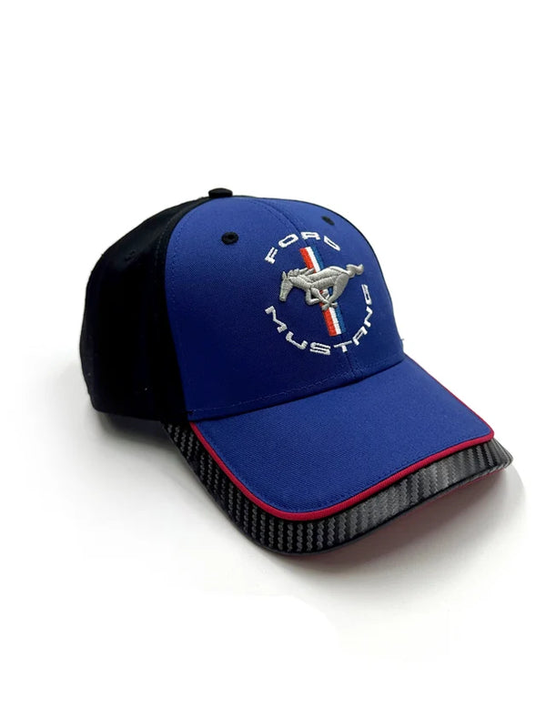 FORD MUSTANG TRIBAR LOGO CAP NAVY/BLACK