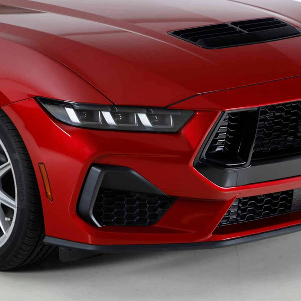 GT Styling s650 2024-2025 Ford Mustang Headlight Protector Cover, 2 Piece, Clear