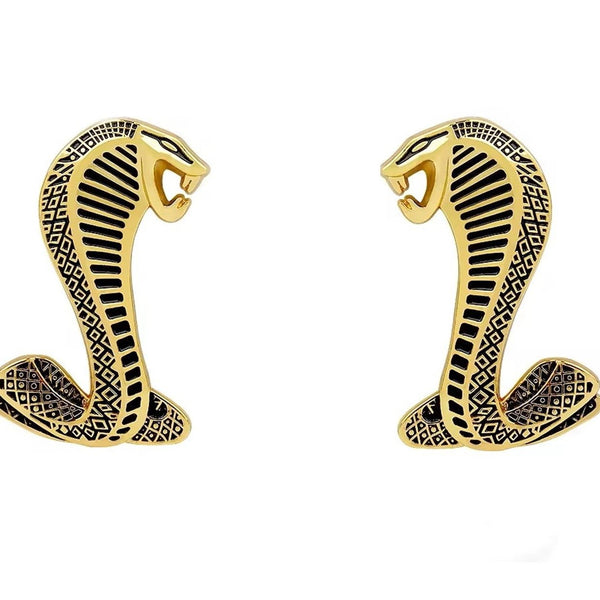 Shelby Cobra Fender Badge Set - Gold