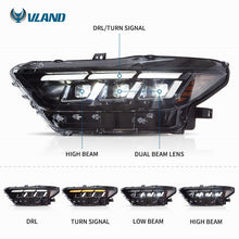 Ford Mustang  FM (2015-17) VLAND s650 Style Headlights Assembly set RHD