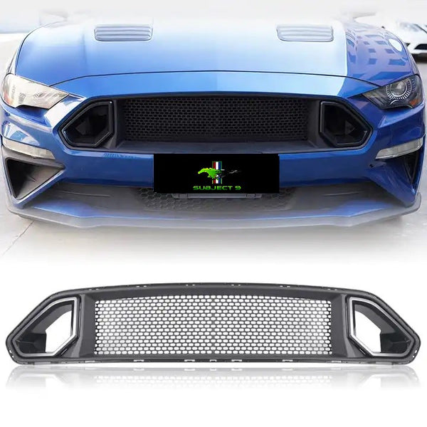 Ford Mustang FN (18-23) Black Mesh Upper Grille
