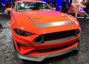 Barricade RTR Style Front Splitter for Mustang 2018-23