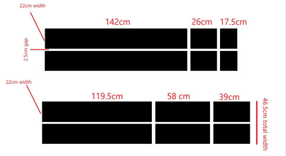 Carbon Print Black Dual Stripe Kit