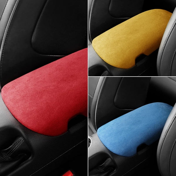 Mustang (15-25) Alcantara Console Cover - Orange (Coming Soon)