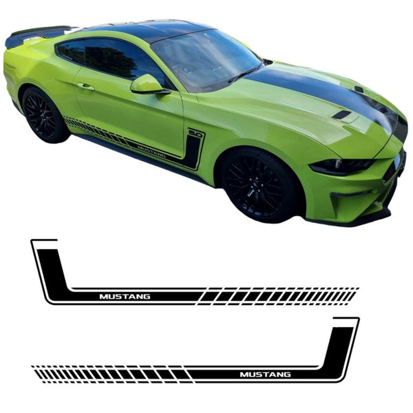 Mustang Hockey Style Fade decal set