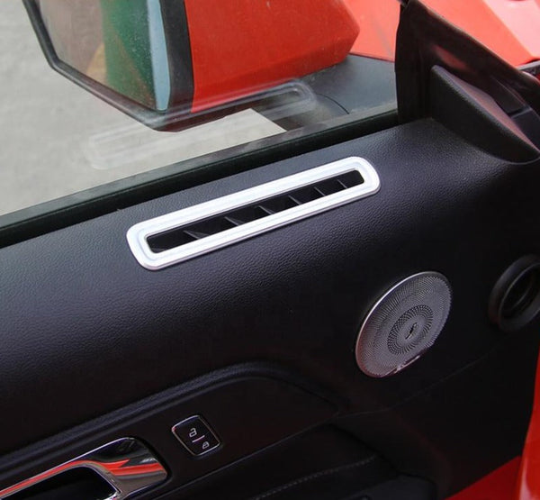 Mustang (15-23) Silver Door AC Cover Set
