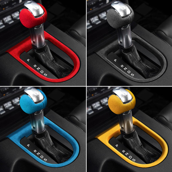 Mustang 2015-23 Alcantara Gear Shift Panel Cover - Orange (Coming Soon)