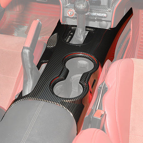 Carbon Look ABS Console Cover Mustang (15-23)