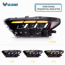 Ford Mustang  FM (2015-17) VLAND s650 Style Headlights Assembly set RHD