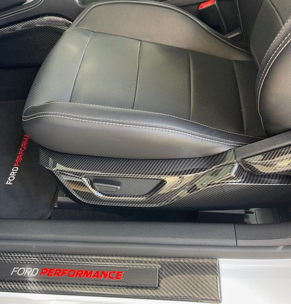 Mustang (15-23) Carbon Look Seat Adjustment Cover