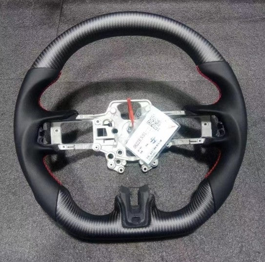 Mustang Matte Fusion Carbon Steering Wheel with Nappa