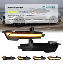 Ford Mustang (15-23) Dynamic LED Sequential Mirror Turn Signal Indicators