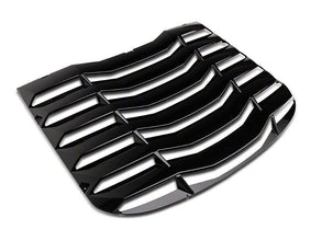 MP Concepts Rear Window Louvers - Gloss Black Fits Mustang (15-26)