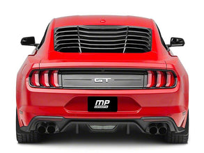 MP Concepts Rear Window Louvers - Gloss Black Fits Mustang (15-26)