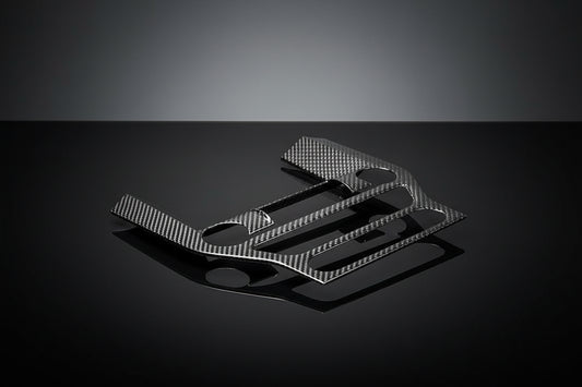 Genuine Carbon Fiber Media Surround Cover For Ford Mustang 2015-23 Models