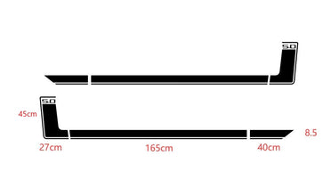 Mustang (15-23) R-Spec Style Decal set