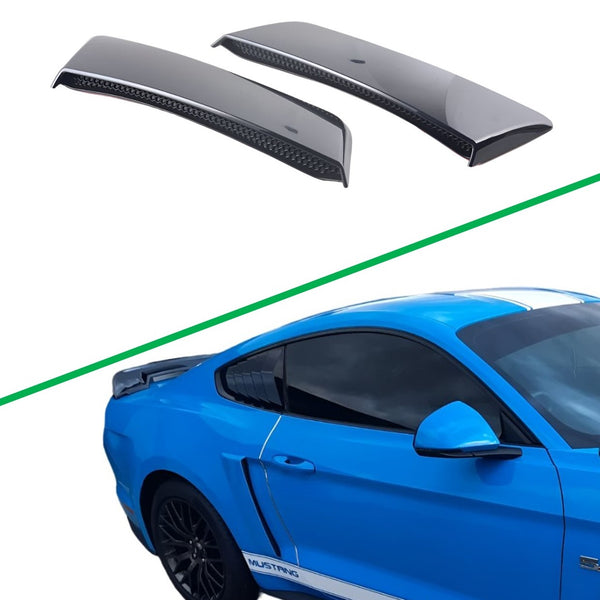 Mustang (15-23) GT Performance Side Scoops - Grabber Blue (Metallic)