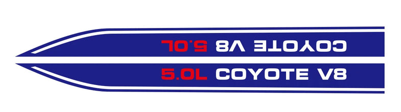 Mustang (2015-17) COYOTE V8 5.0L Hood Decal Set