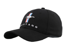 Load image into Gallery viewer, Mustang Classic Tribar Logo Cap - Black
