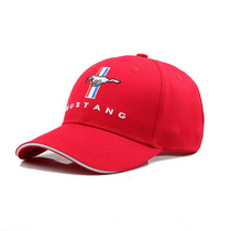 Load image into Gallery viewer, Mustang Classic Tribar Logo Cap - Red
