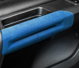 Mustang (15-23) Alcantara Door Handle Cover - Blue