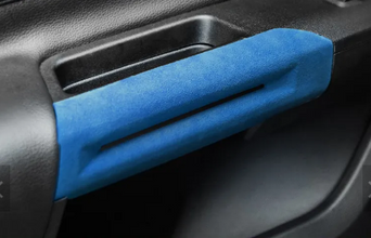 Mustang (15-23) Alcantara Door Handle Cover - Blue