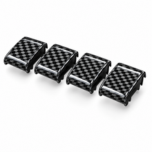 Carbon Look 4 Piece Switch Control Cover Set For Ford Mustang 2015-23 Models