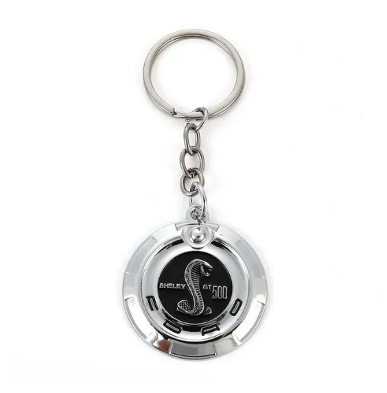 Shelby Cobra Medallion Key Ring