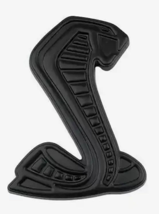 Shelby Cobra GT500 style Grille Badge - Black