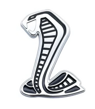 Shelby Cobra GT500 style Grille Badge - Silver