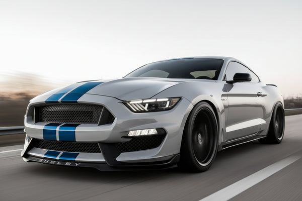 Ford Mustang  FM (2015-17) VLAND s650 Style Headlights Assembly set RHD