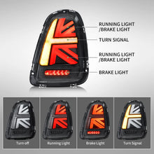 Union Jack LED Taillights for Mini Cooper GEN2 R56 R57 R58 R59 2007 - 2013