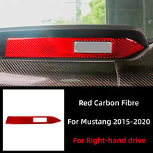 Red Carbon Fiber RHD Dashboard Co-Pilot Trim - Mustang (15-23)