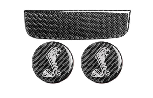 Mustang (15-23) Shelby Carbon Décor Set Black