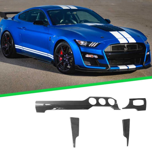 100% Carbon Fiber Dash Kit (RHD) Mustang (15-23)