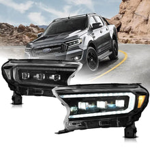 VLAND LED Headlights For 2015-2021 Ford Ranger LED DRL W/ Sequential Head Lamps