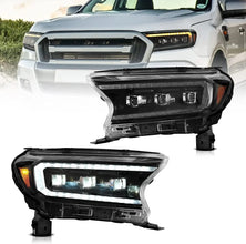 VLAND LED Headlights For 2015-2021 Ford Ranger LED DRL W/ Sequential Head Lamps