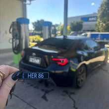 SUBJECT 9 CUSTOM NUMBER PLATE KEY RINGS