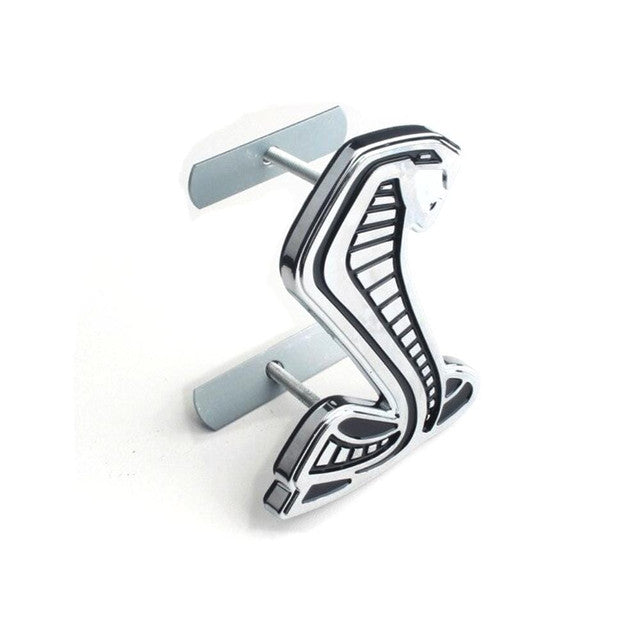 Shelby Cobra GT500 style Grille Badge - Silver