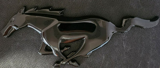 Mustang (15-23) Gloss Black Replacement Grille Badge