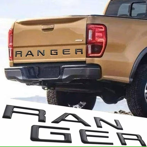 Ford Ranger 2019-23 Tail Gate ABS Badge Insert Letters