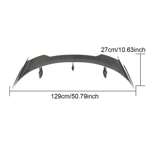 SP Performance Carbon fiber Gloss Track Style Spoiler Wing for Ford Mustang 2015-23