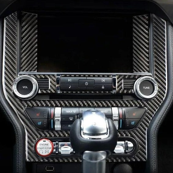 Mustang (15-23) Black Carbon 7pc Media Surround Set