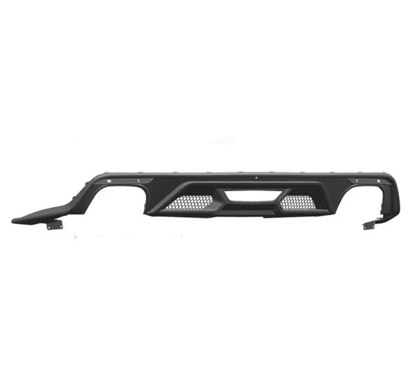 GT500 Style Rear Diffuser Quad Tip Outlet for Mustang 2015-17