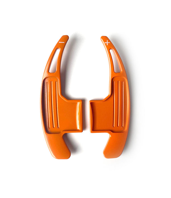 Orange Aluminium Paddle Shifters Mustang (15-23)
