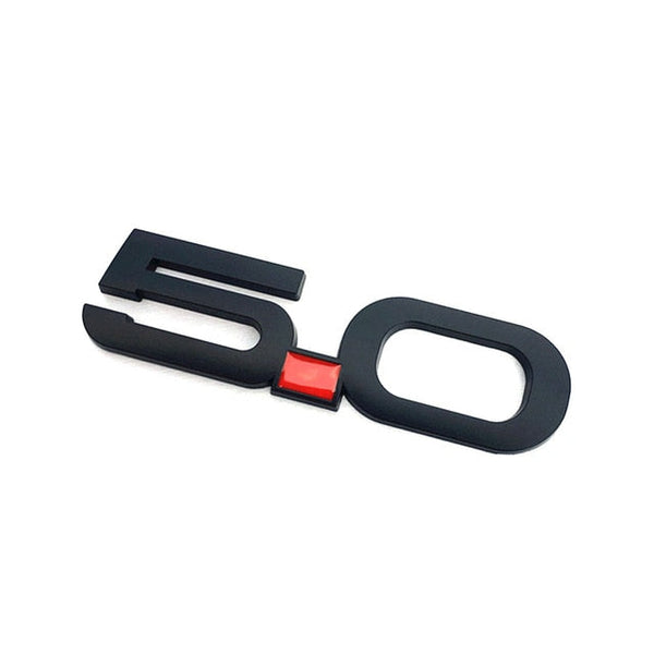 Mustang GT Matte Black Emblem Kit (15-23)