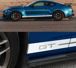 Mustang GT Side Stripe decals set - Red