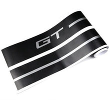 Load image into Gallery viewer, Mustang GT Side Stripe decals set - Matte Black
