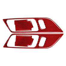 Red Soft Carbon Door Frame Set Mustang (15-26)